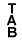 clef-sign: TAB